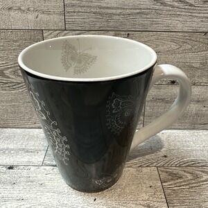 ROSCHER‎ Butterfly Lace 12oz Mug/Cup Black and White 4.5 X 3.5" Replacement